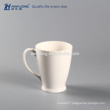 Plain bone china thin porcelain mug